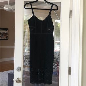 Black cocktail dress